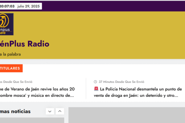 JaénPlus Radio lanza su web oficial: el único medio digital de Jaén sin publicidad ni suscripciones