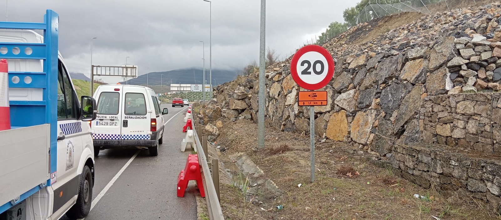 Jaén pone a punto sus calles: 289 intervenciones de tráfico tras el paso de las borrascas