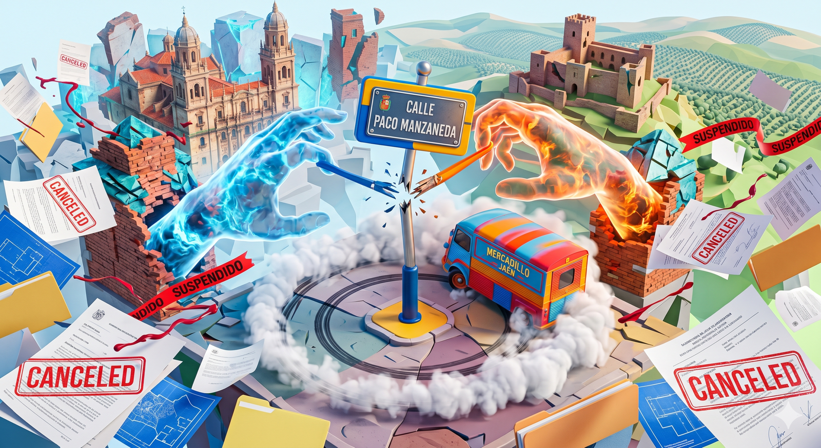 ¿Hacia dónde va Jaén? El Ayuntamiento recula y suspende el traslado del mercadillo 12 días después