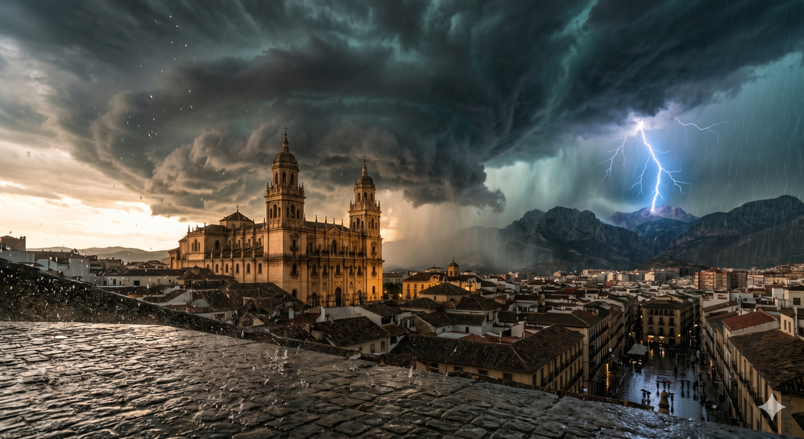 Cambio radical en Jaén: Una DANA desploma los termómetros y trae lluvias generalizadas este fin de semana