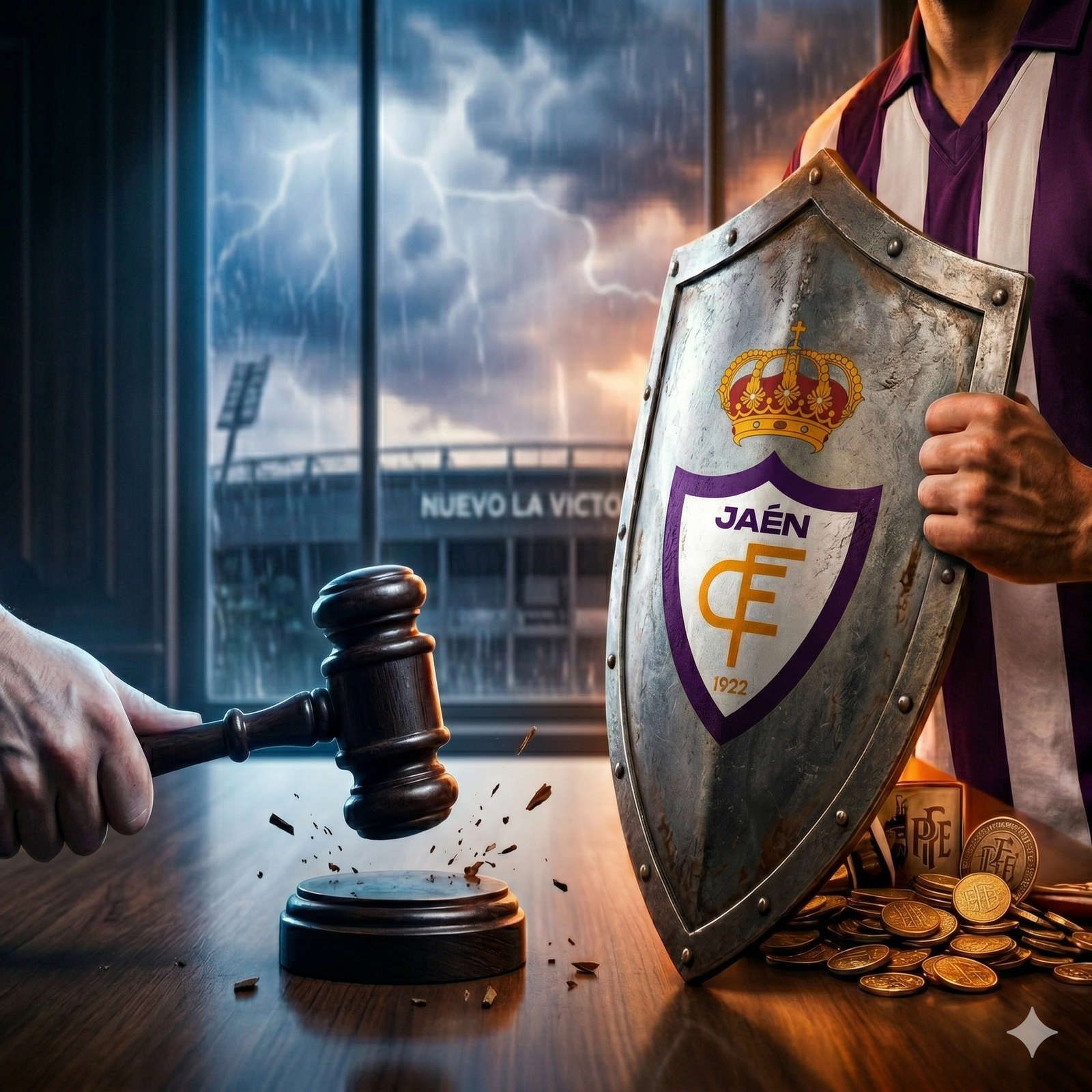 Guerra judicial: El Real Jaén se planta ante la reclamación millonaria de Media Pro