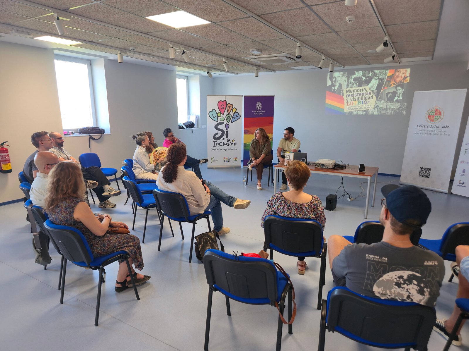 Carlos Barea en el Orgullo de Jaén: «La cultura llega donde un mitin político no puede»