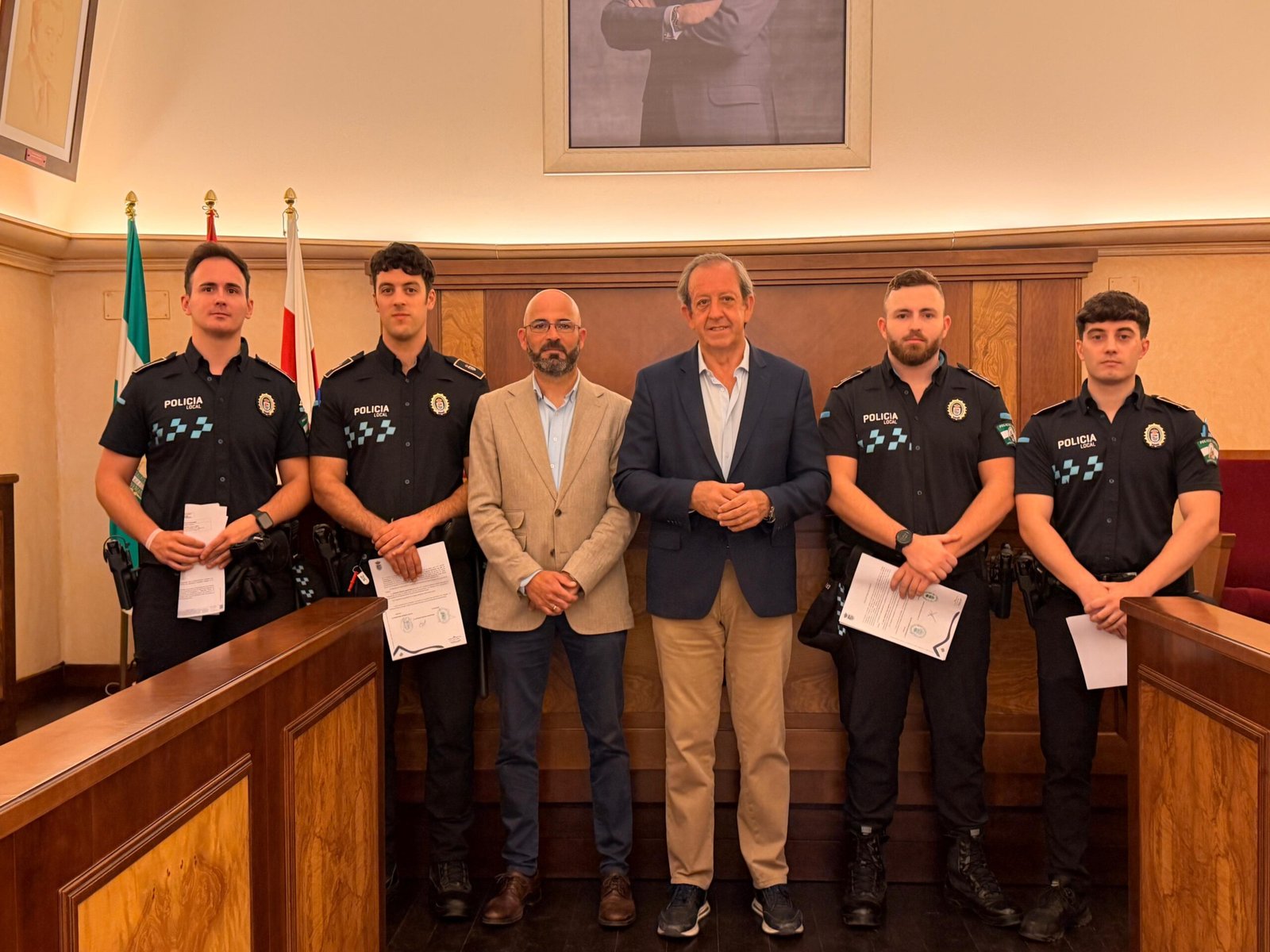 Más seguridad para Andújar: la Policía Local suma cuatro nuevos agentes a su plantilla