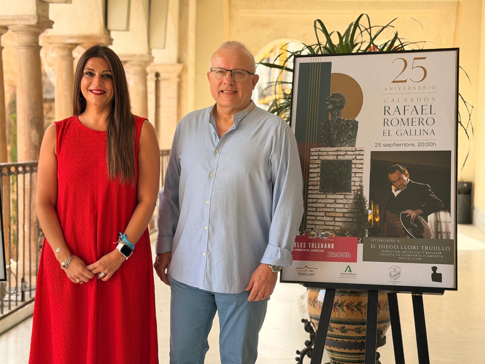 El Galardón Rafael Romero ‘El Gallina’ celebra sus Bodas de Plata con un emotivo homenaje al bailaor Diego Llori