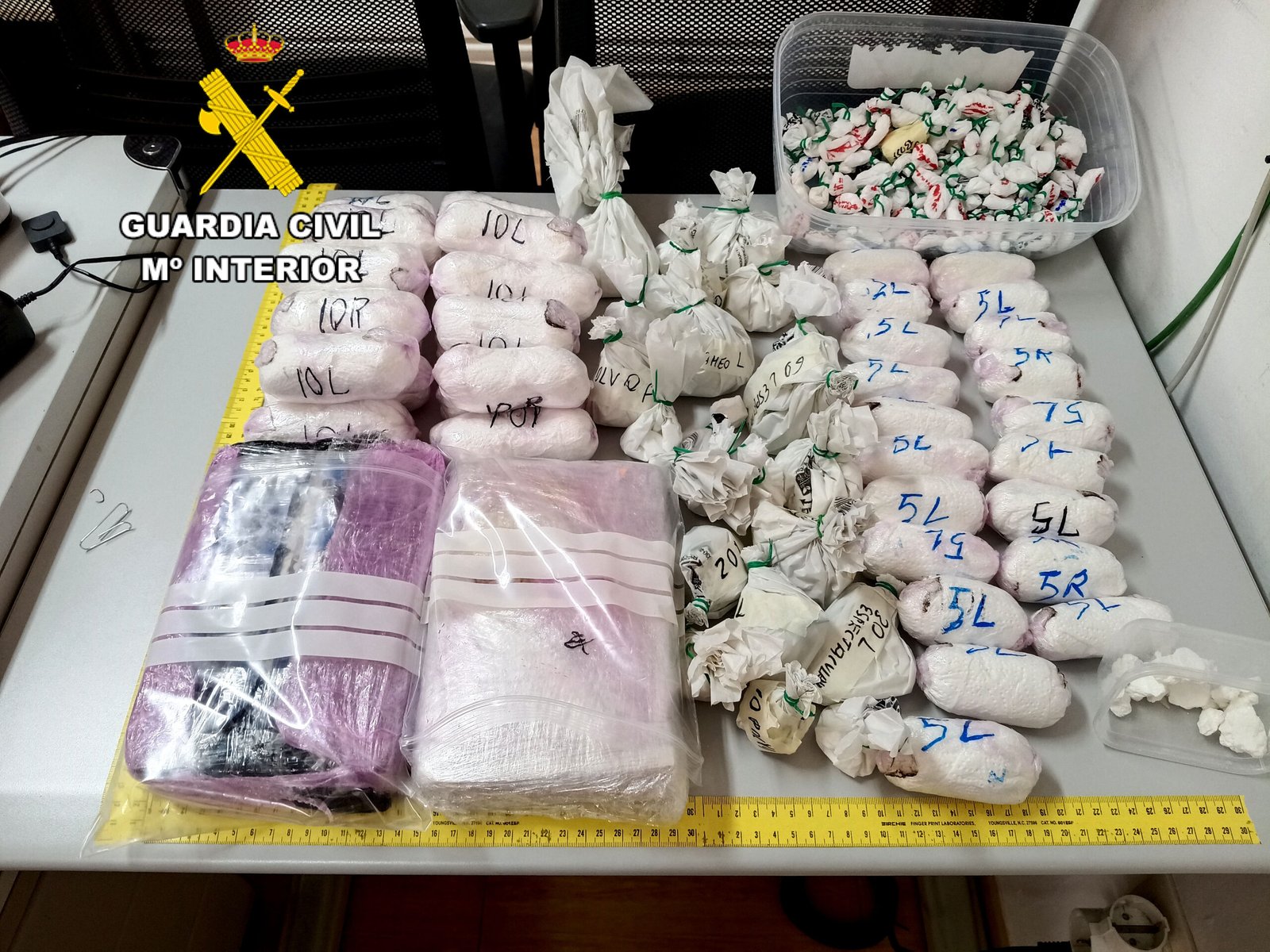 Golpe al narcotráfico en Jaén: La Guardia Civil desmantela un peligroso punto de venta de droga en Noalejo