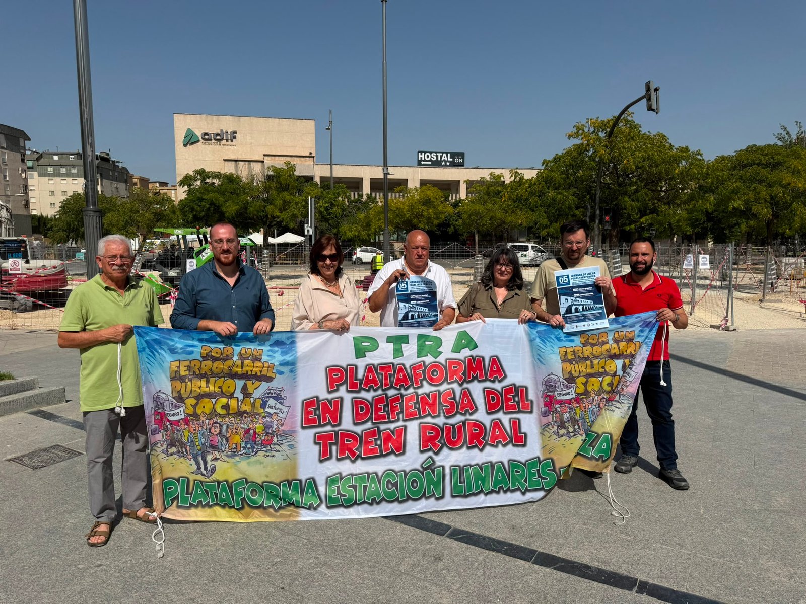 Rebelión cívica e institucional por la falta de trenes en Linares-Baeza: la sociedad civil frena el aislamiento ferroviario de Jaén