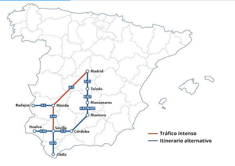 «Para el PSOE, Jaén no existe»: El PP exige responsabilidades tras borrarse a la provincia del mapa de la DGT