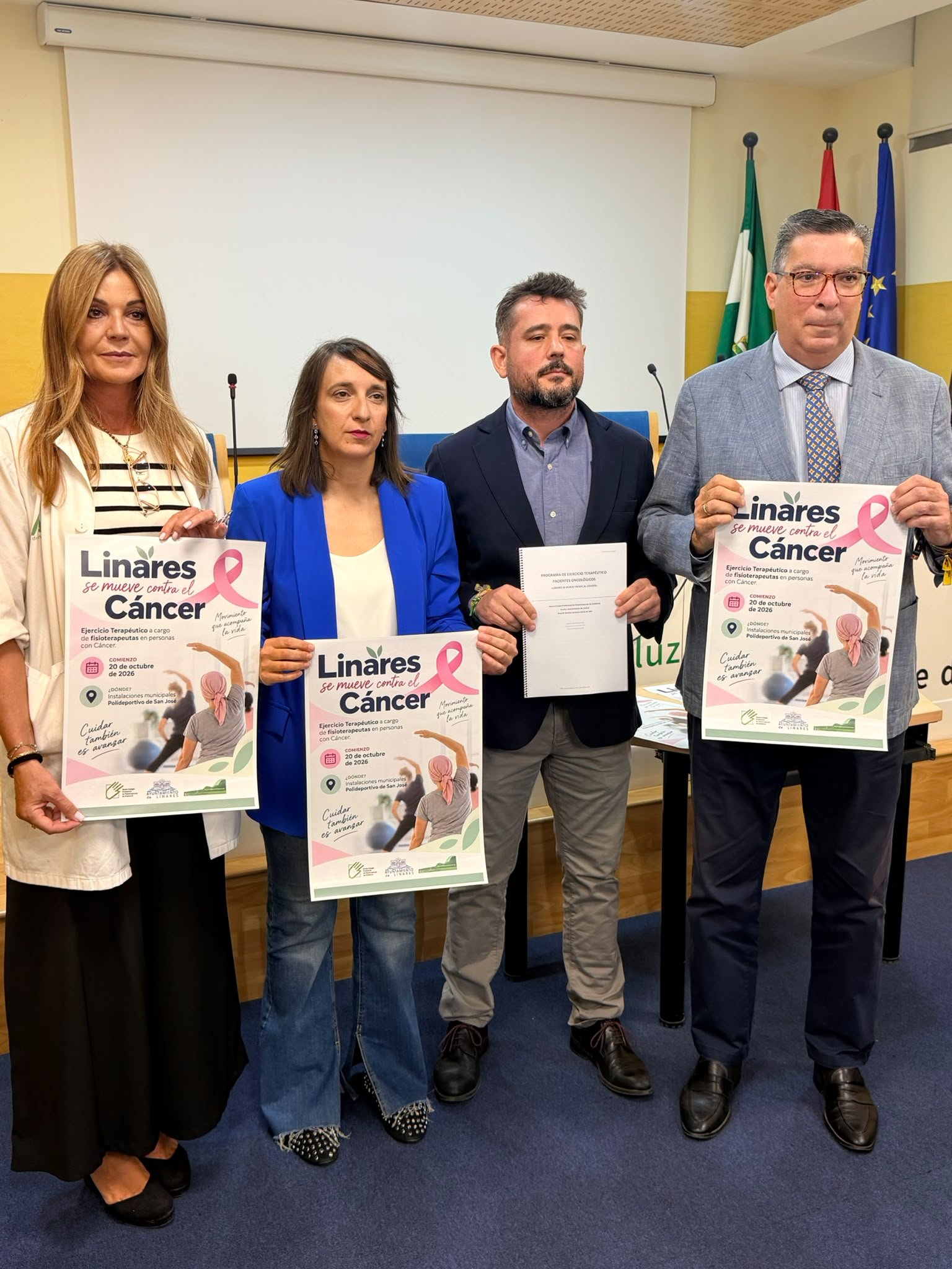 El Hospital de Linares pionero con un innovador programa de ejercicio terapéutico para pacientes oncológicos