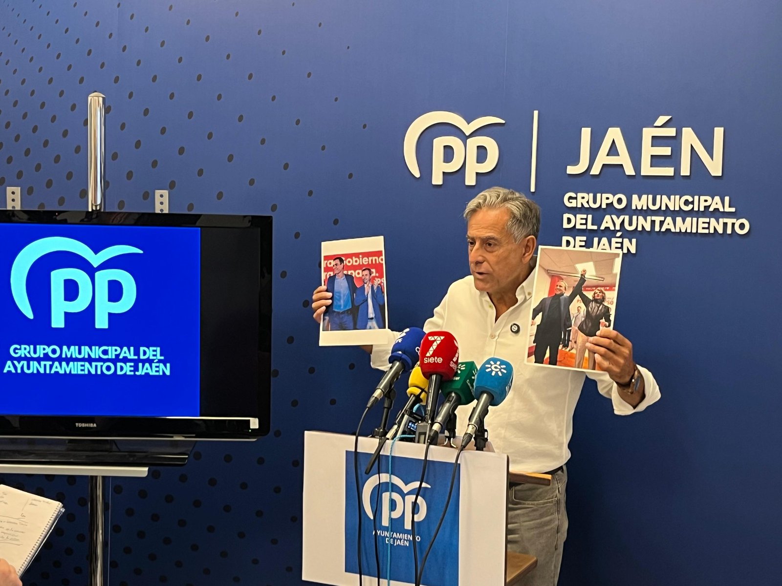 Antonio Losa alerta de que la «gestión electoralista» de Millán amenaza con llevar a Jaén a una nueva etapa de caos e incremento récord de la deuda