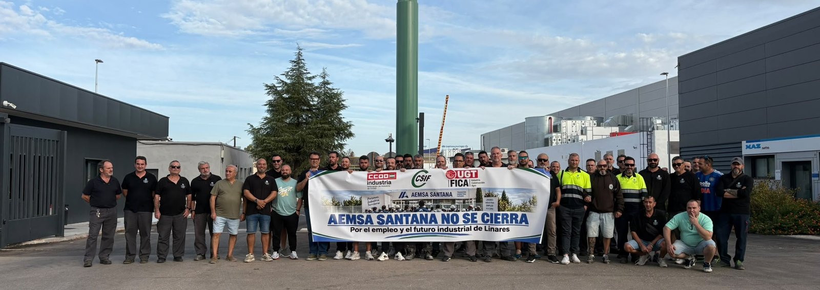 CSIF rechaza de forma rotunda el ERE en AEMSA Santana y el cierre de la planta de Linares